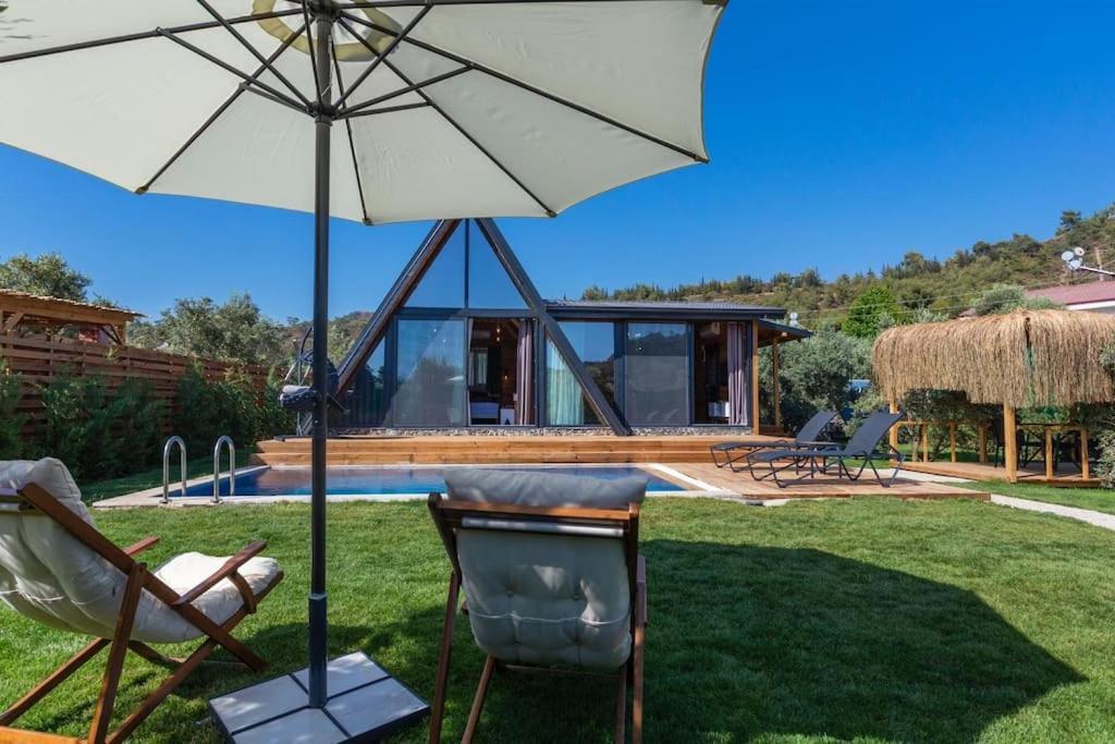 Villa Zeytin Havuzlu Jakuzili Fethiye Exteriör bild